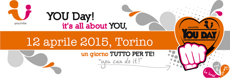 Per i genitori che parteciperanno alla giornata, offriamo un YOU DAY per i ragazzi dai 10 ai 18 anni. La quota è di euro 15.00. E un servizio baby sitter per i bambini fino ai 9 anni. La quota è di euro 25.00. Per maggiori informazioni clicca qui
